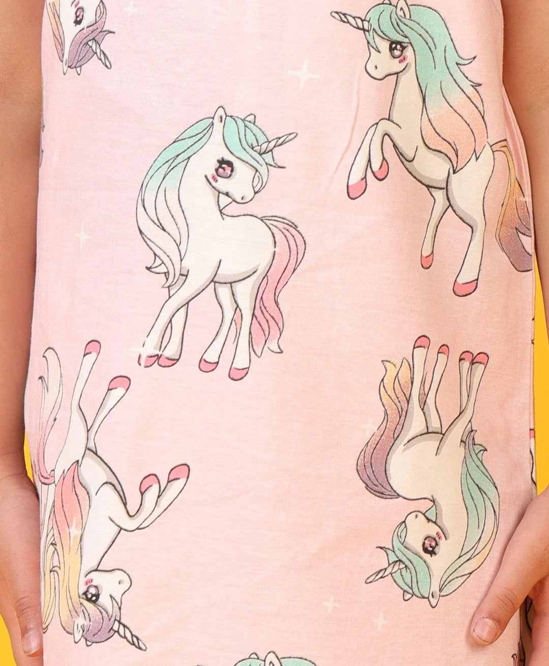 UNICORN STAR PRETTY PINK CASUAL DRESS - PINK - Anthrilo 