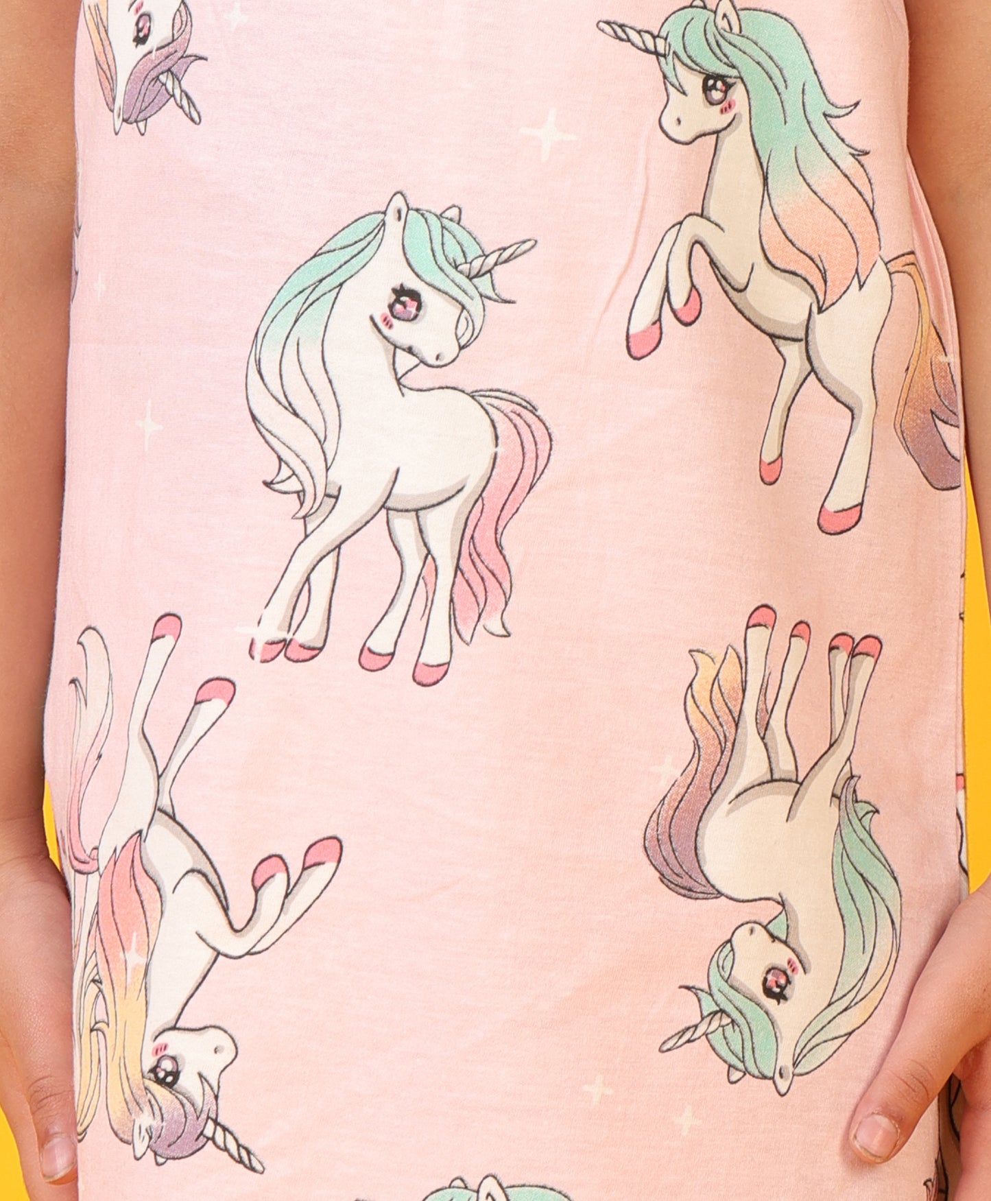 UNICORN STAR PRETTY PINK CASUAL DRESS - PINK