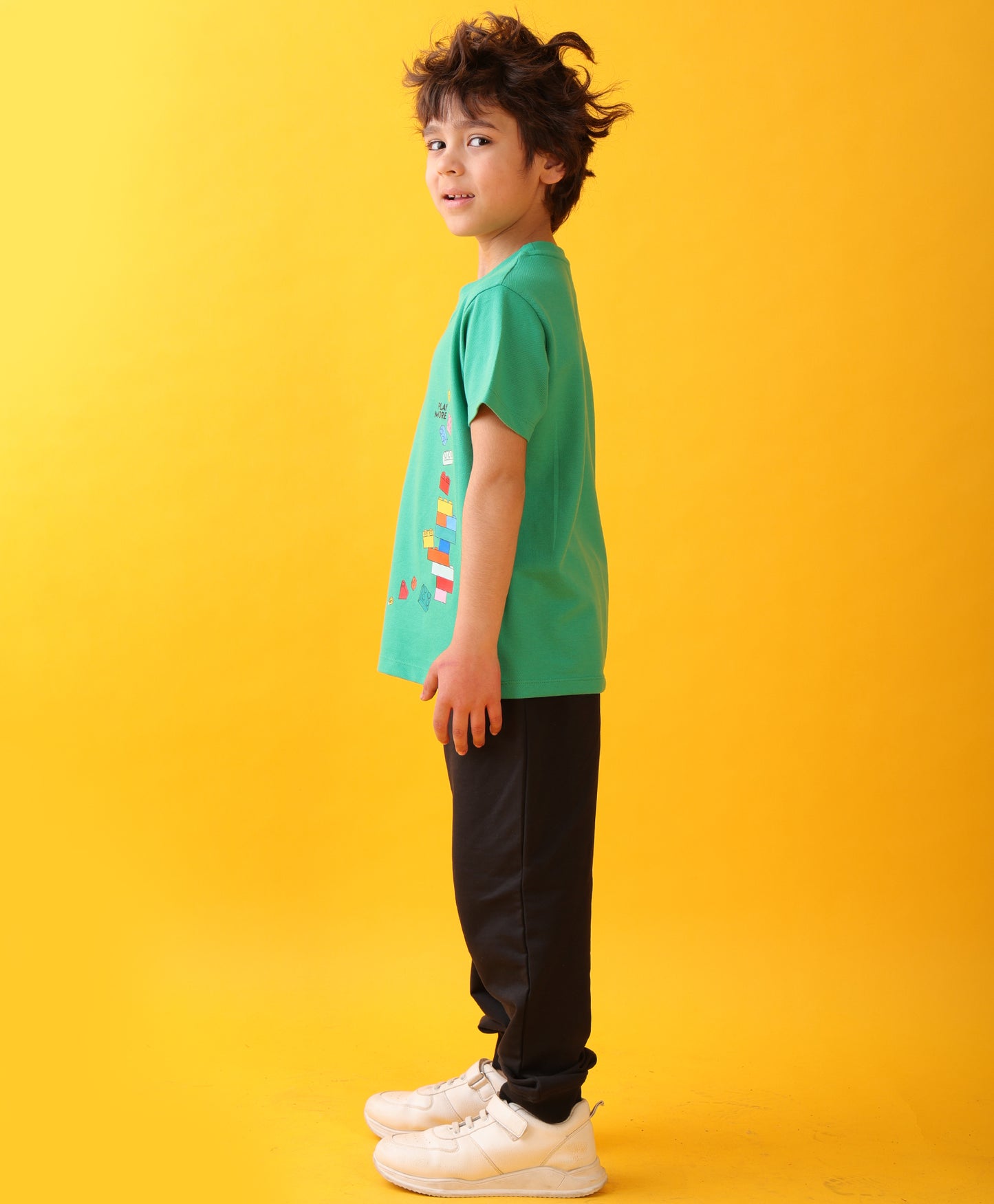 PLAY GREEN BLACK BOYS SUMMER JOGGER SET - GREEN/BLACK