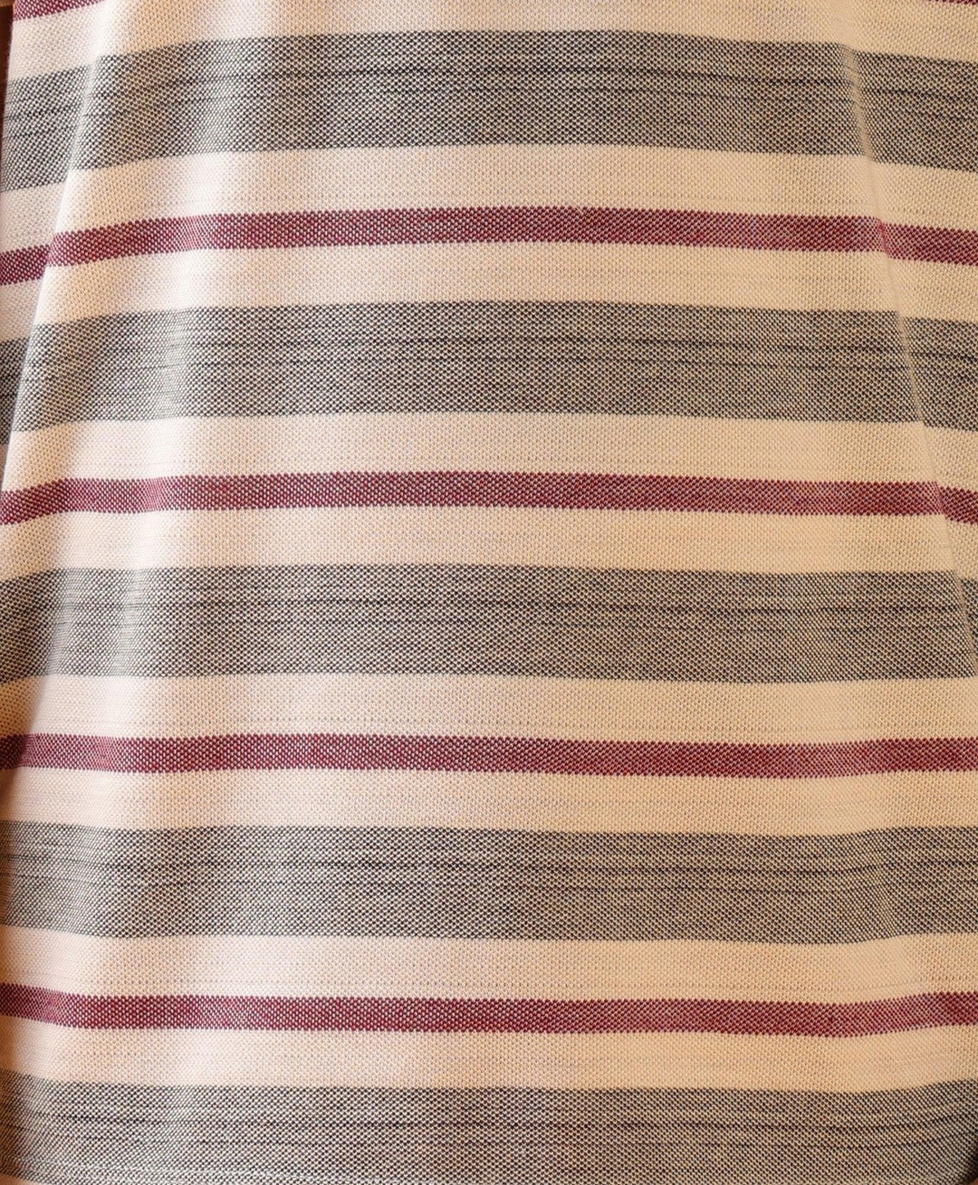 MEHROON WHITE STRIPED SHORT SLEEVE BOYS T-SHIRT - WHITE/MEHROON - Anthrilo 