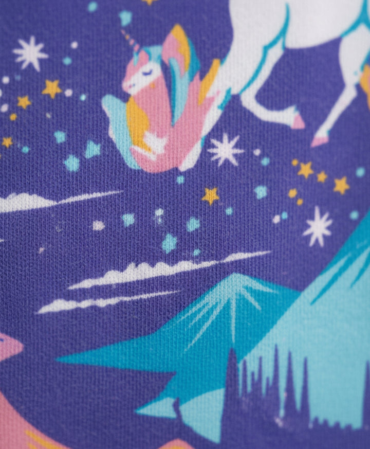 Unicorn Planet Casual Dress - Purple