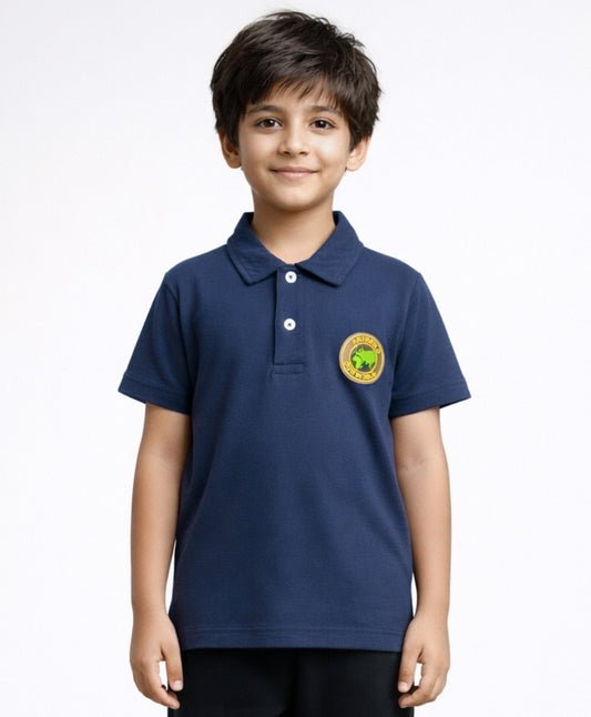 NAVY POLO SUMMER BOYS T-SHIRT - NAVY