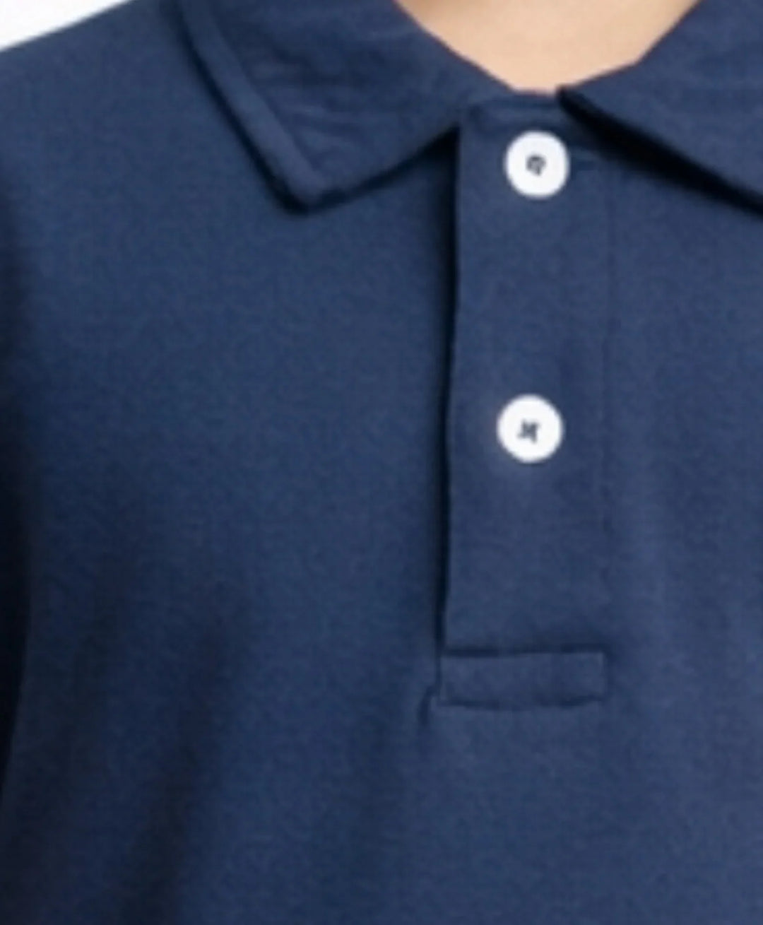 Navy Polo Summer Boys T-Shirt - Navy