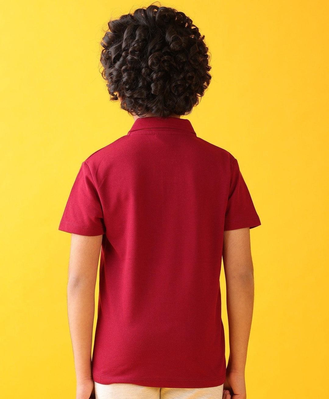 MEHROON POLO SUMMER BOYS T-SHIRT - MEHROON - Anthrilo 