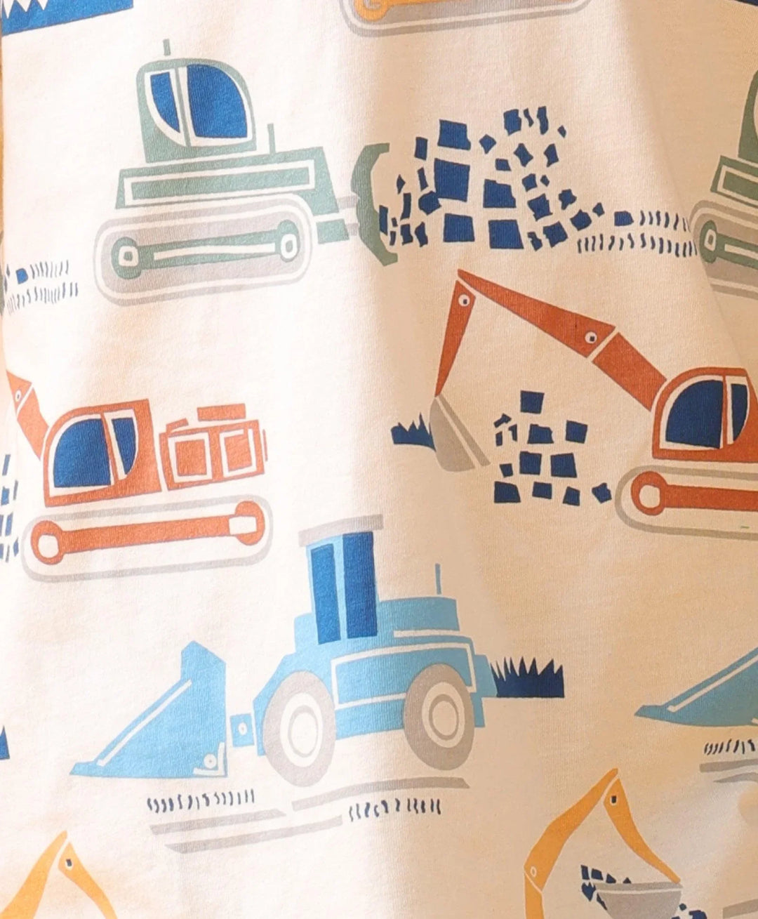 DIGGER SUMMER BOYS SHORT SLEEVE T-SHIRT - WHITE - Anthrilo 