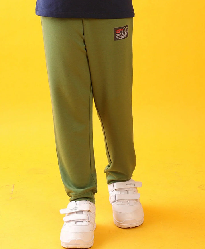 Basketball Olive Boys Summer Jogger - Olive