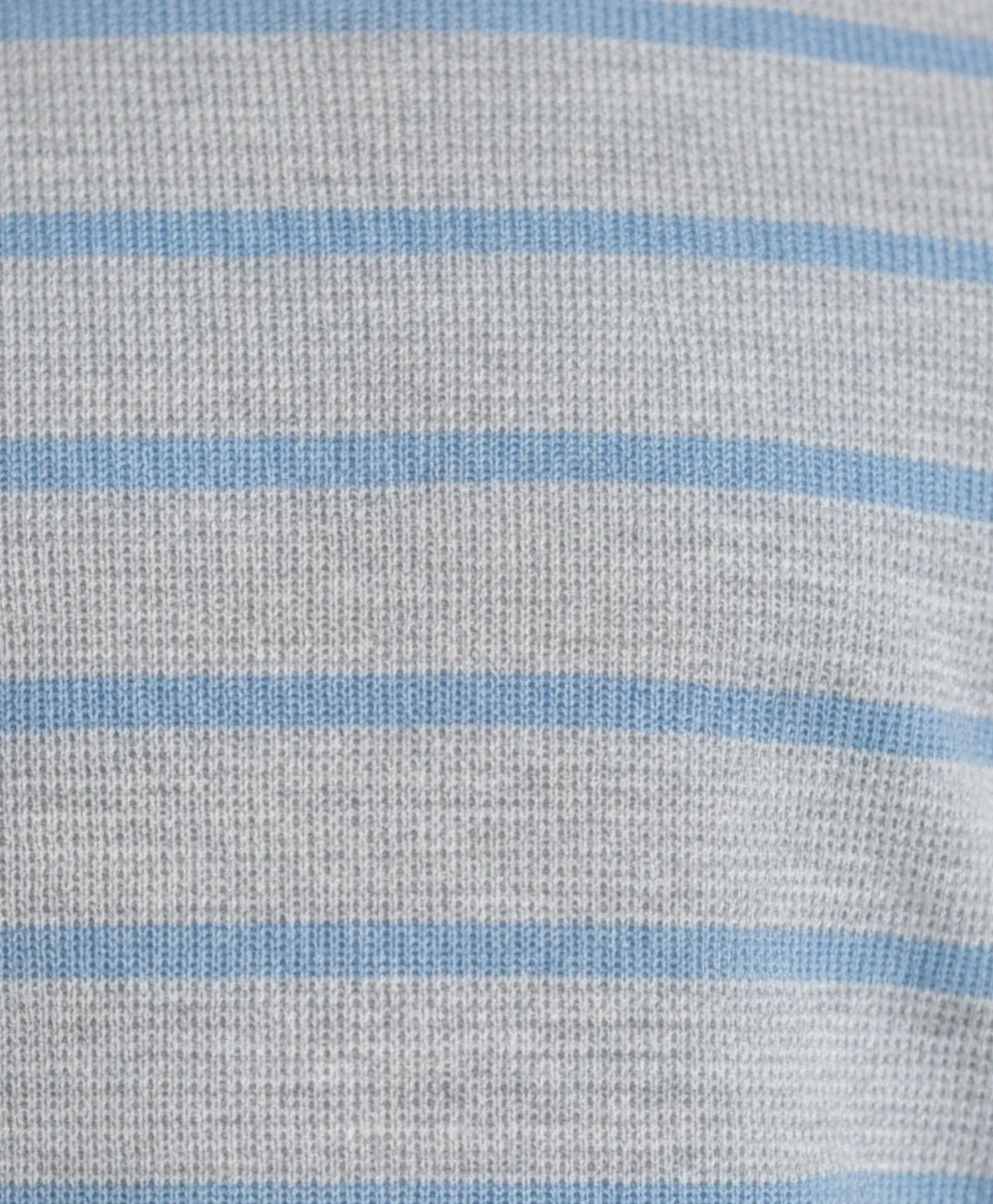 Grey Blue Stripe Boys Short Sleeve T-Shirt - Grey