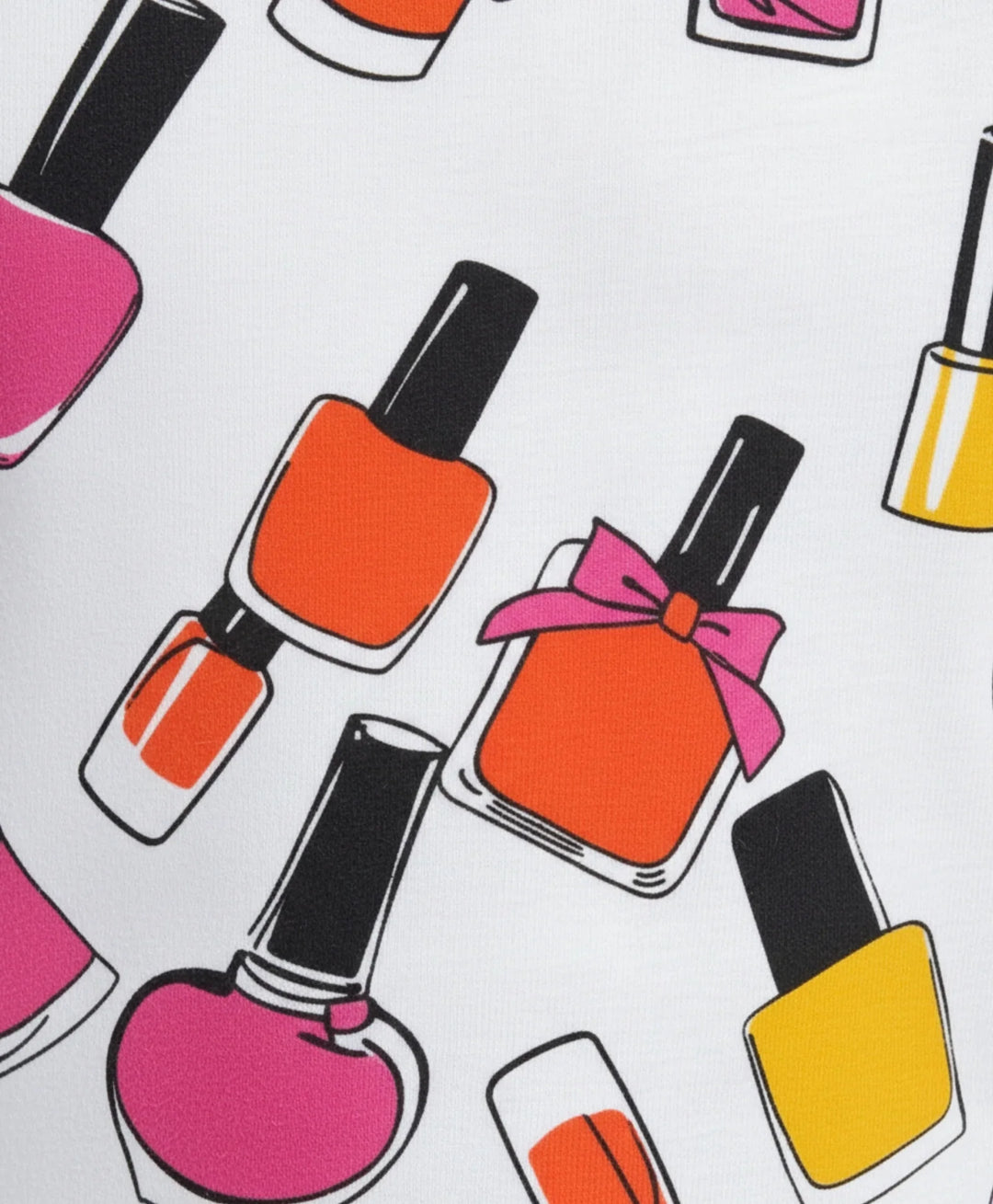 Nail Paint Short Sleeves Summer T-Shirt