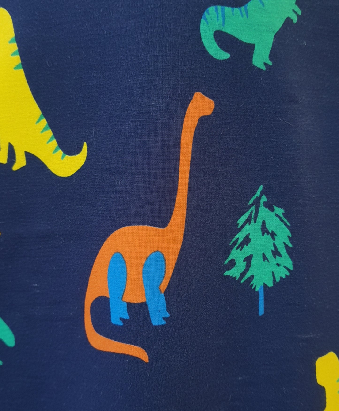 DINOSAUR FUN NAVY SHORT SLEEVE PYJAMA SET - NAVY