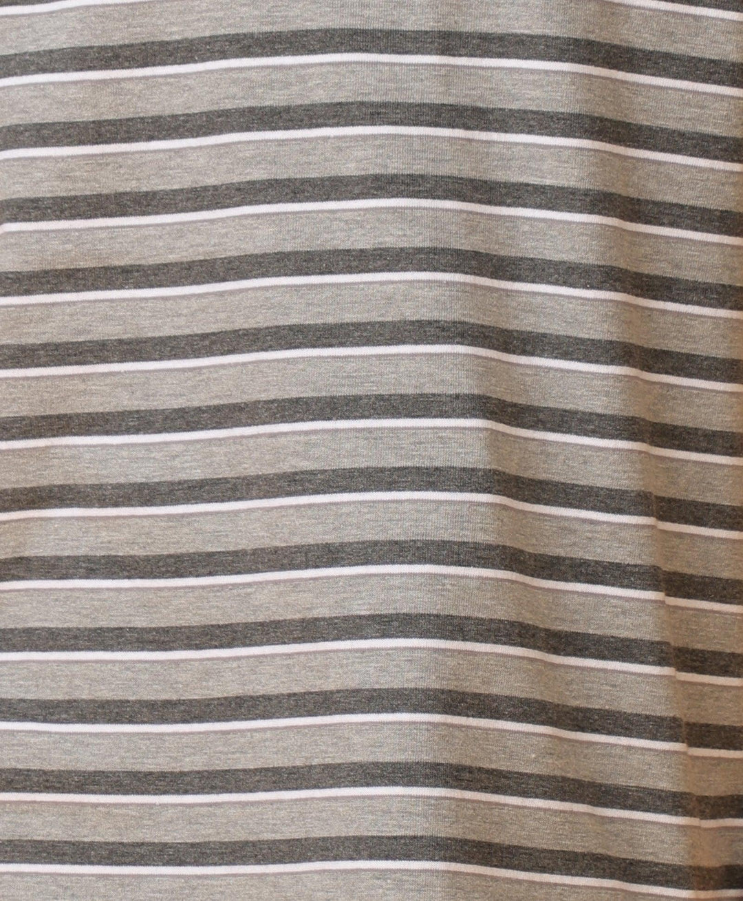 GREY MELANGE STRIPED BLACK SHORTS SET - GREY/BLACK - Anthrilo 
