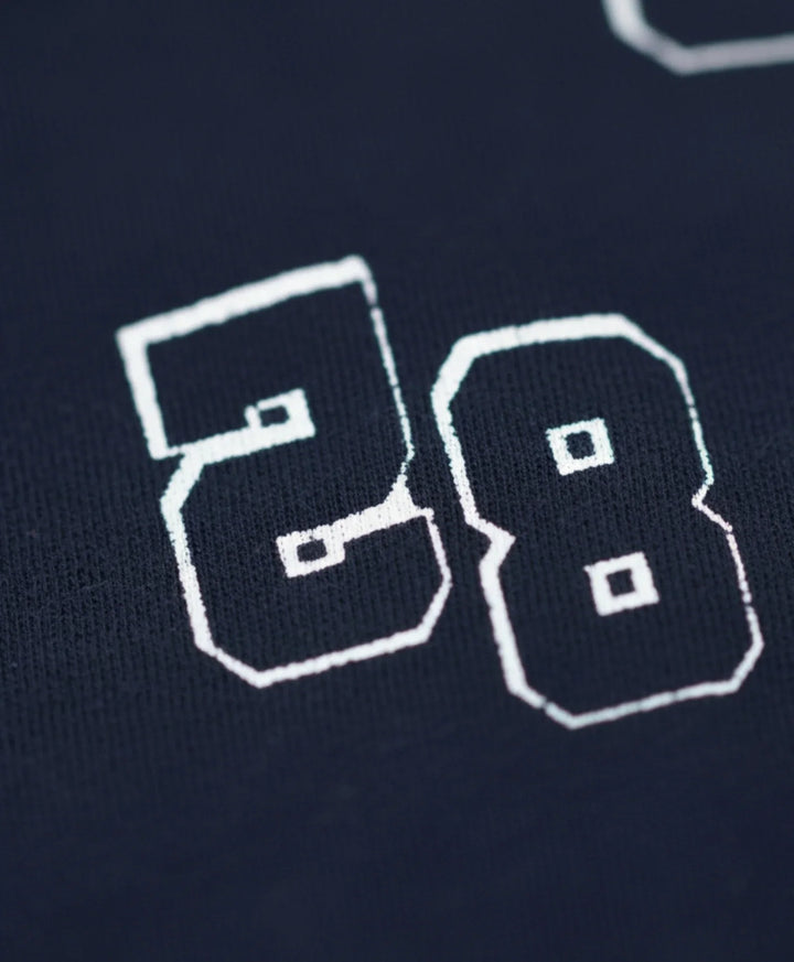 Numbers Navy Sleepwear Shorts Set - Navy