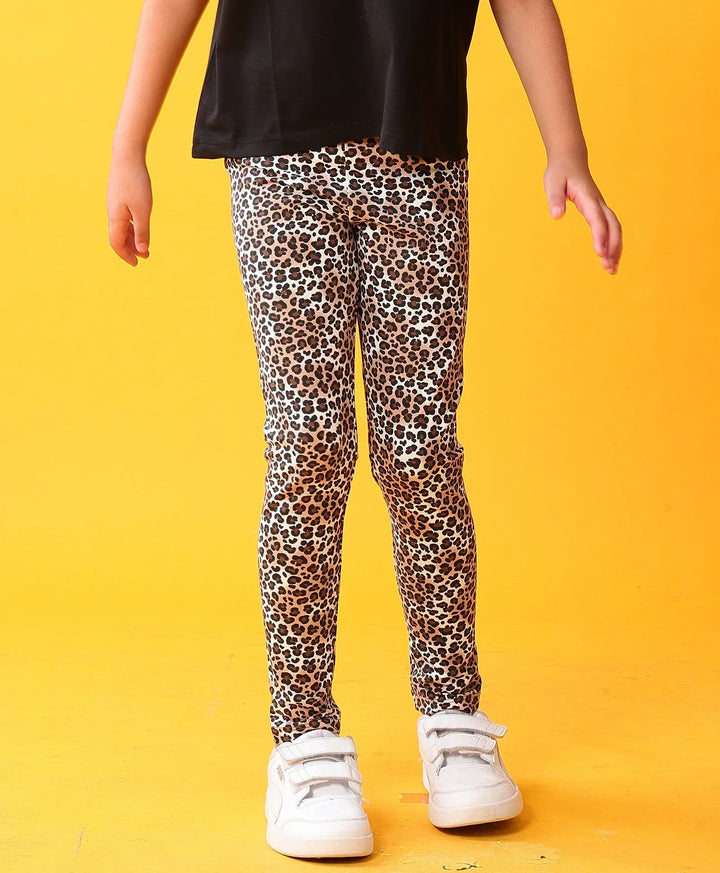 LEOPARD BLACK LEGGING - BLACK - Anthrilo 