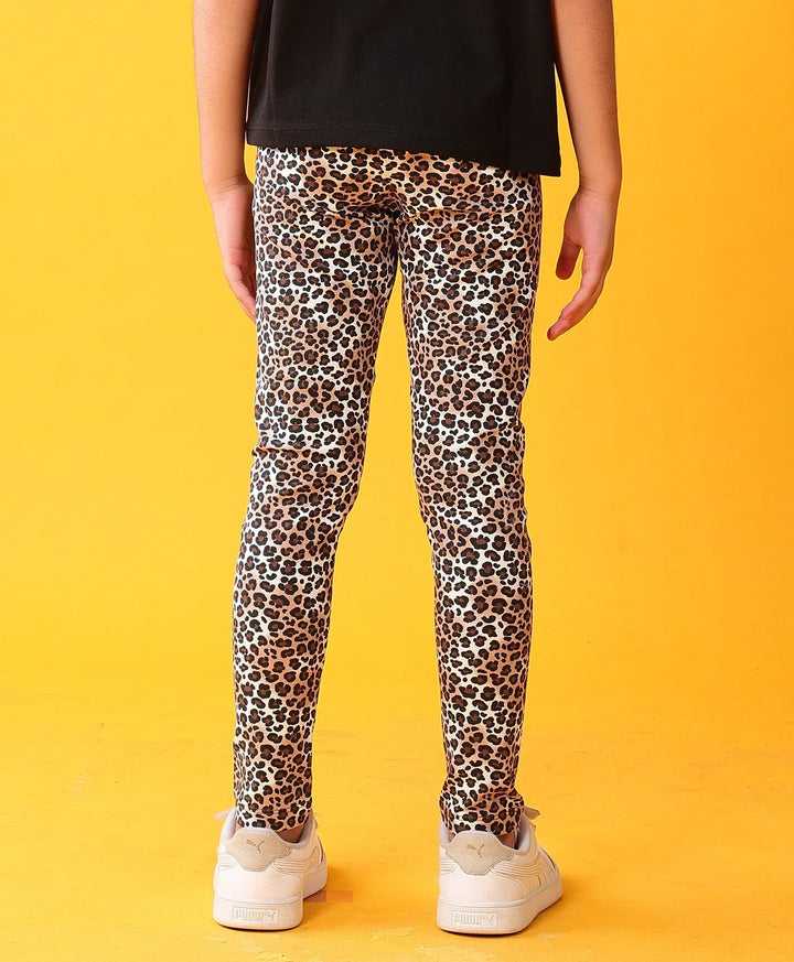 LEOPARD BLACK LEGGING - BLACK - Anthrilo 