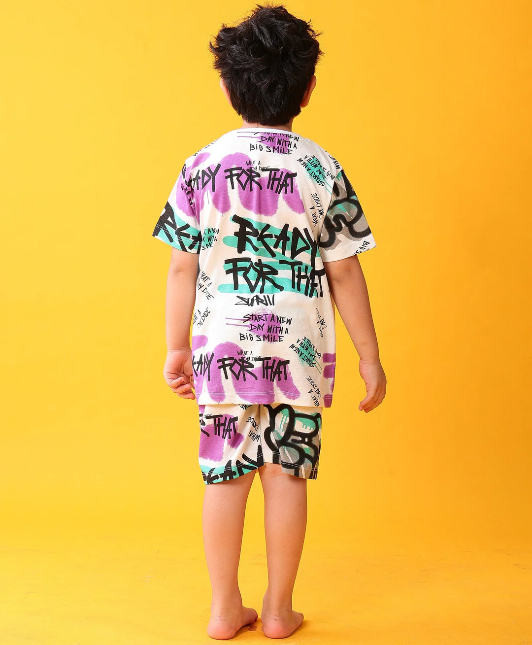 READY FOR THAT DREAMS SLEEPWEAR SHORTS SET - WHITE - Anthrilo 