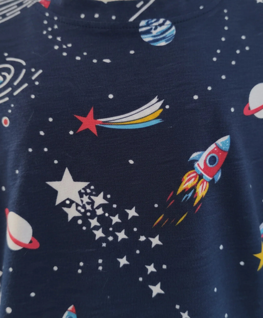 Solar System Boys Dream Sleepwear Shorts Set - Navy
