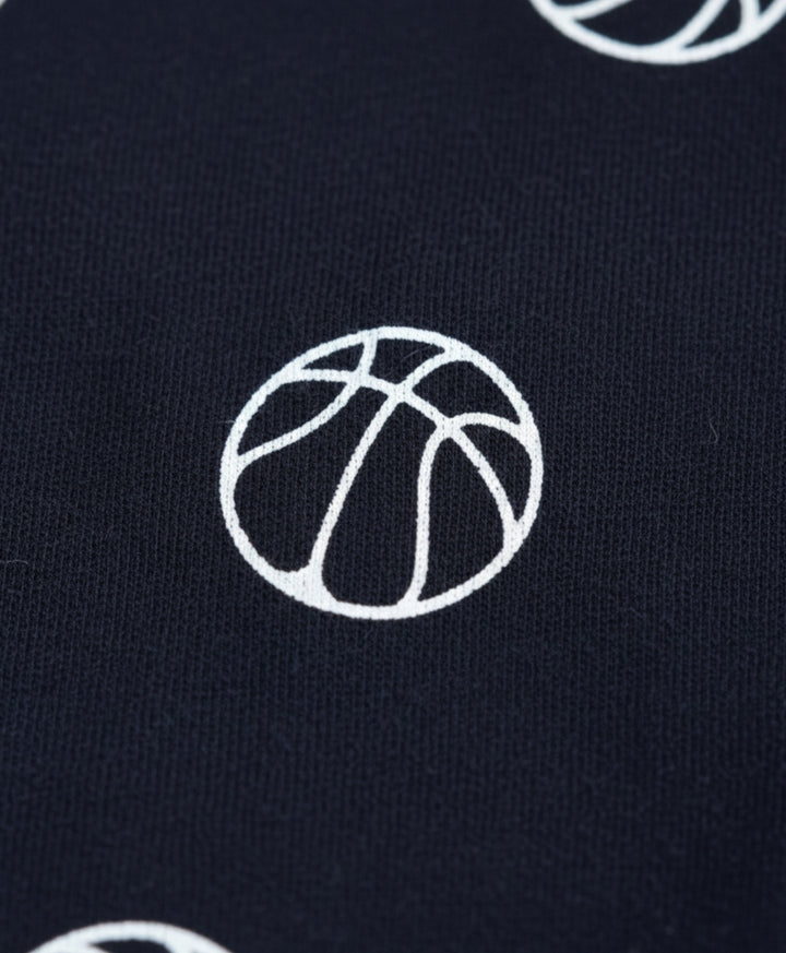BASKETBALL PLAYTIME T-SHIRT SHORT SET - BLUE