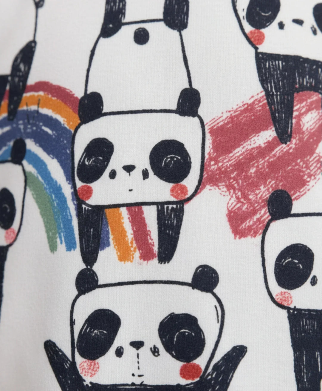 PANDA NIGHT DRESS - WHITE - Anthrilo 