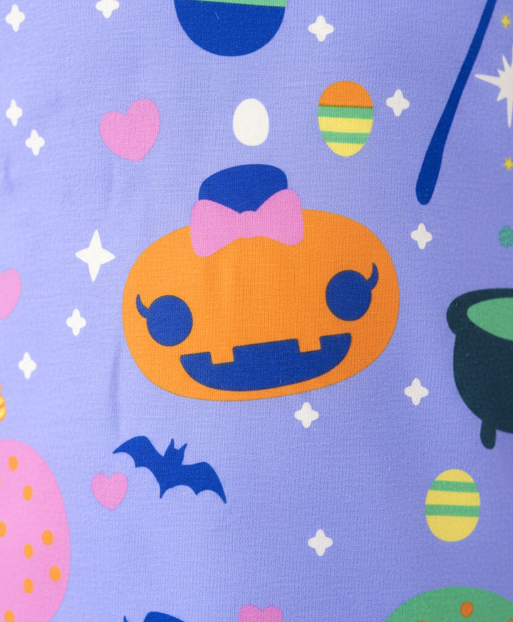 Halloween Sleepwear Short Set - Purple