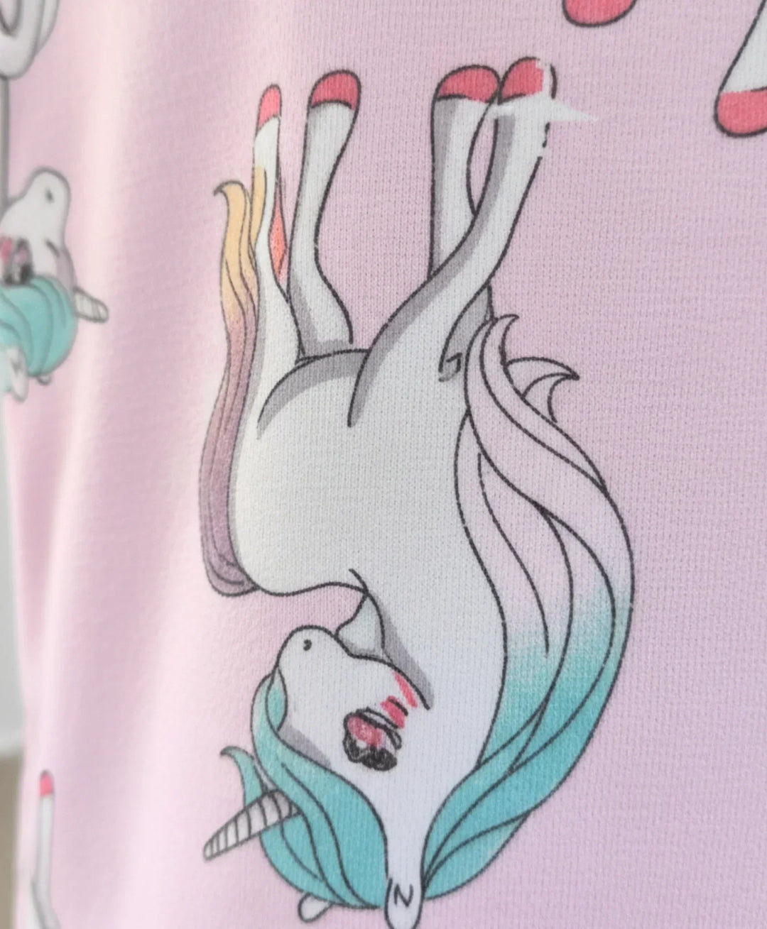 UNICORN STAR SLEEPWEAR SHORT SET - PINK - Anthrilo 