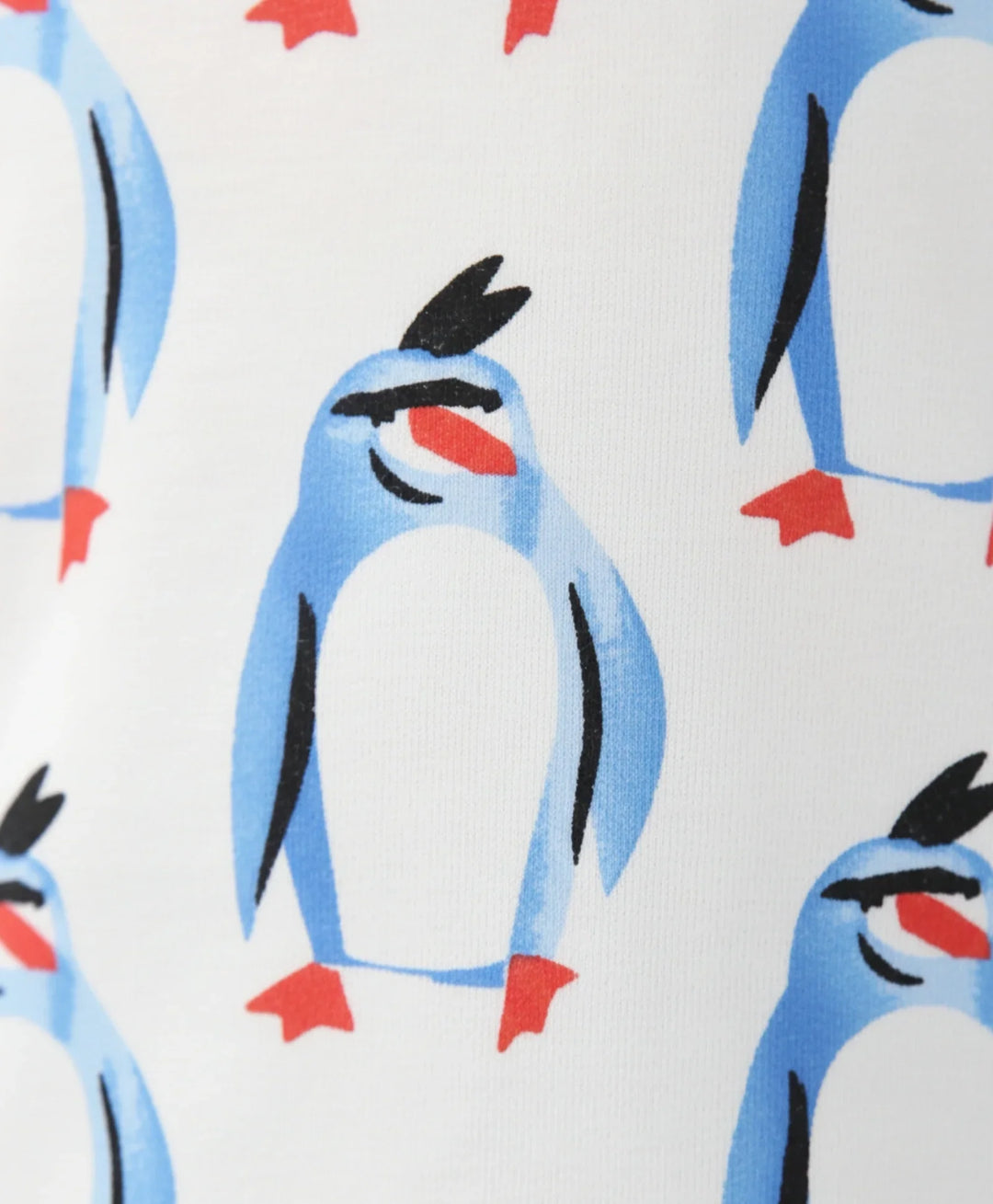 PENGUIN LONG SLEEVE PYJAMA SET -WHITE - Anthrilo 