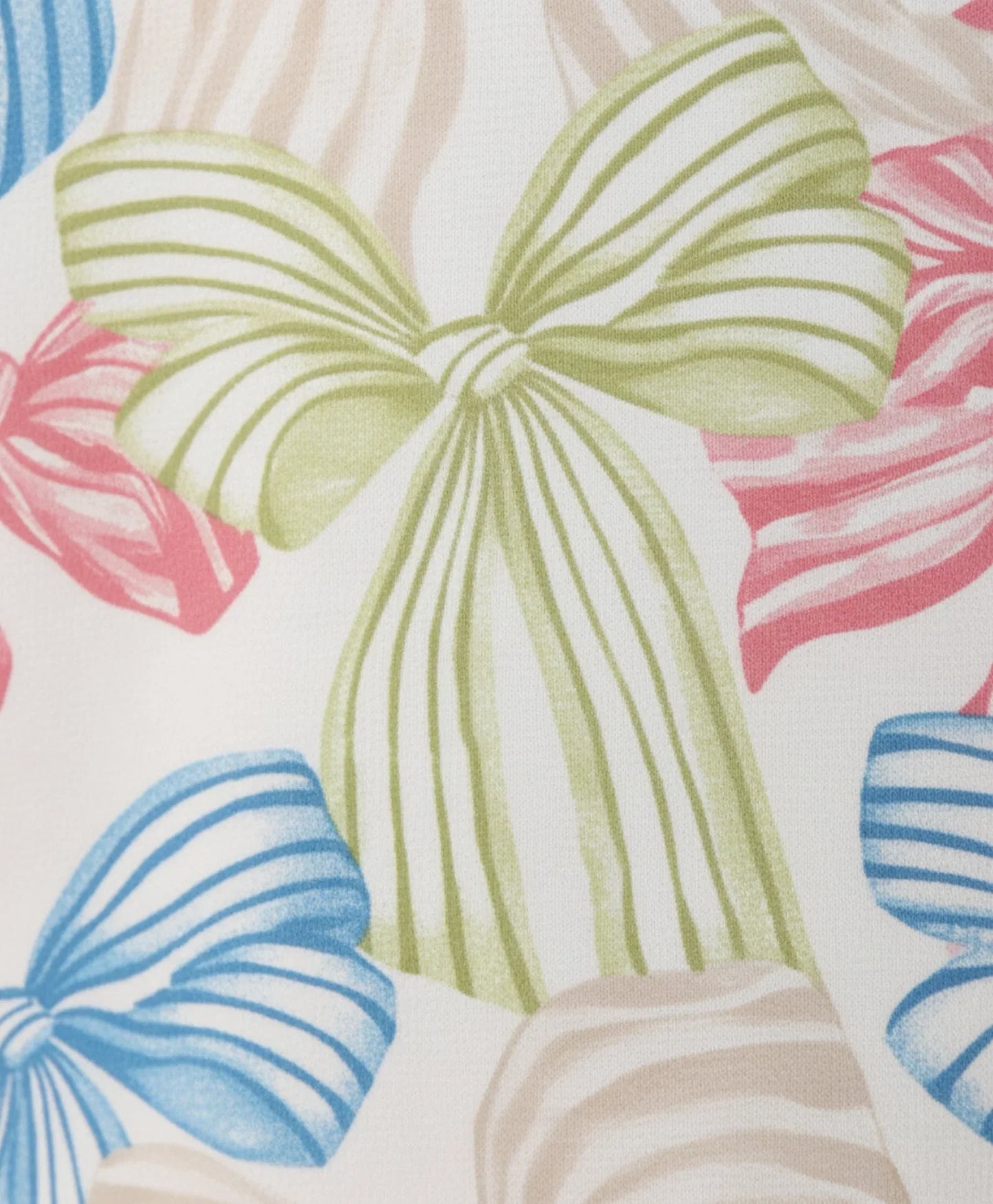 PAINTED BOW GIRLS FLEECE SWEATSHIRT BLACK JOGGER SET - WHITE/BLACK