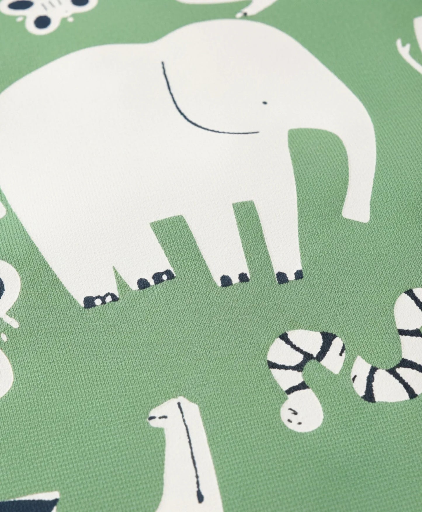 ANIMAL GREEN FLEECE GIRLS SWEATSHIRT JOGGER SET - GREEN