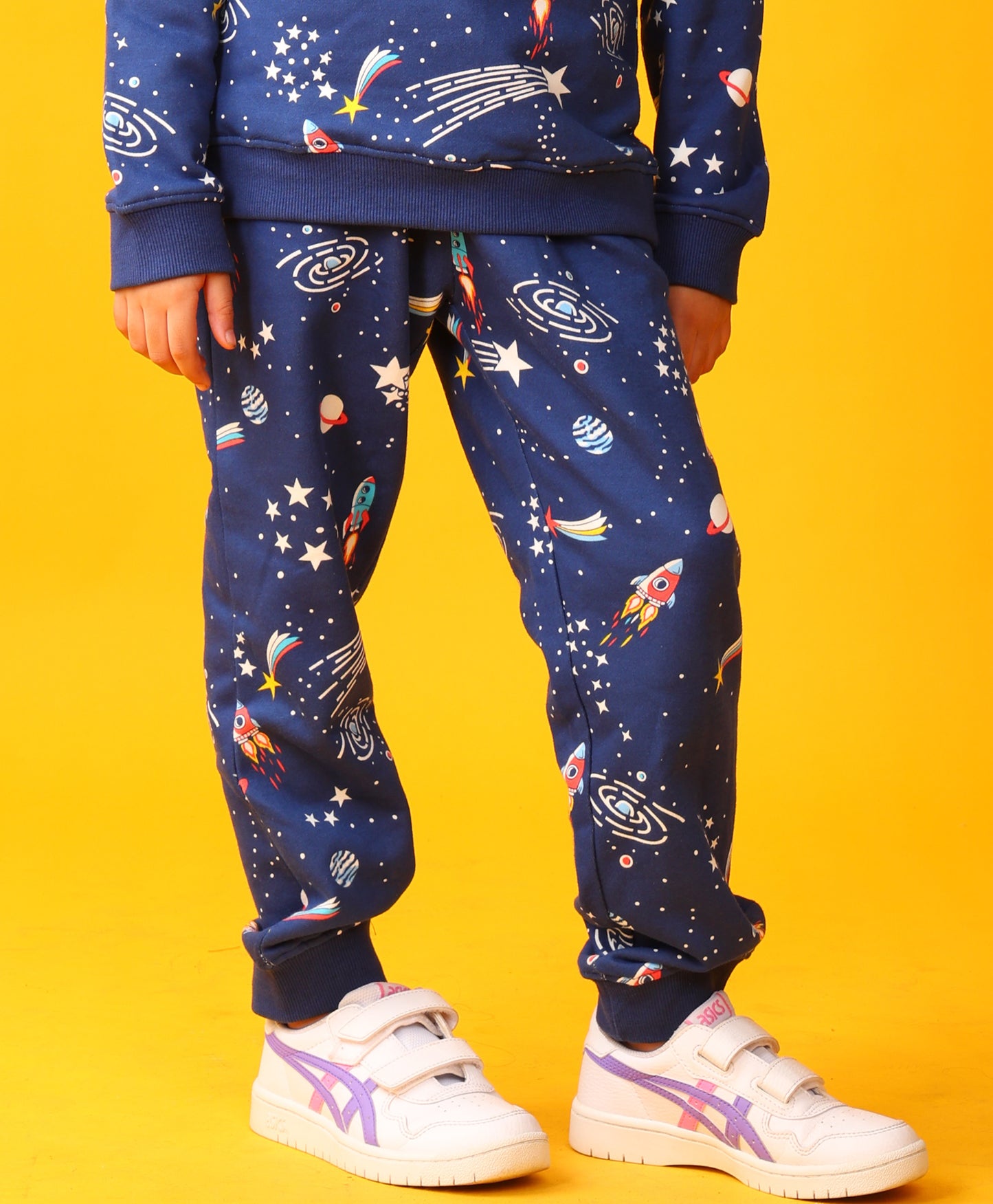 SOLAR DREAMS GIRLS FLEECE JOGGER - BLUE