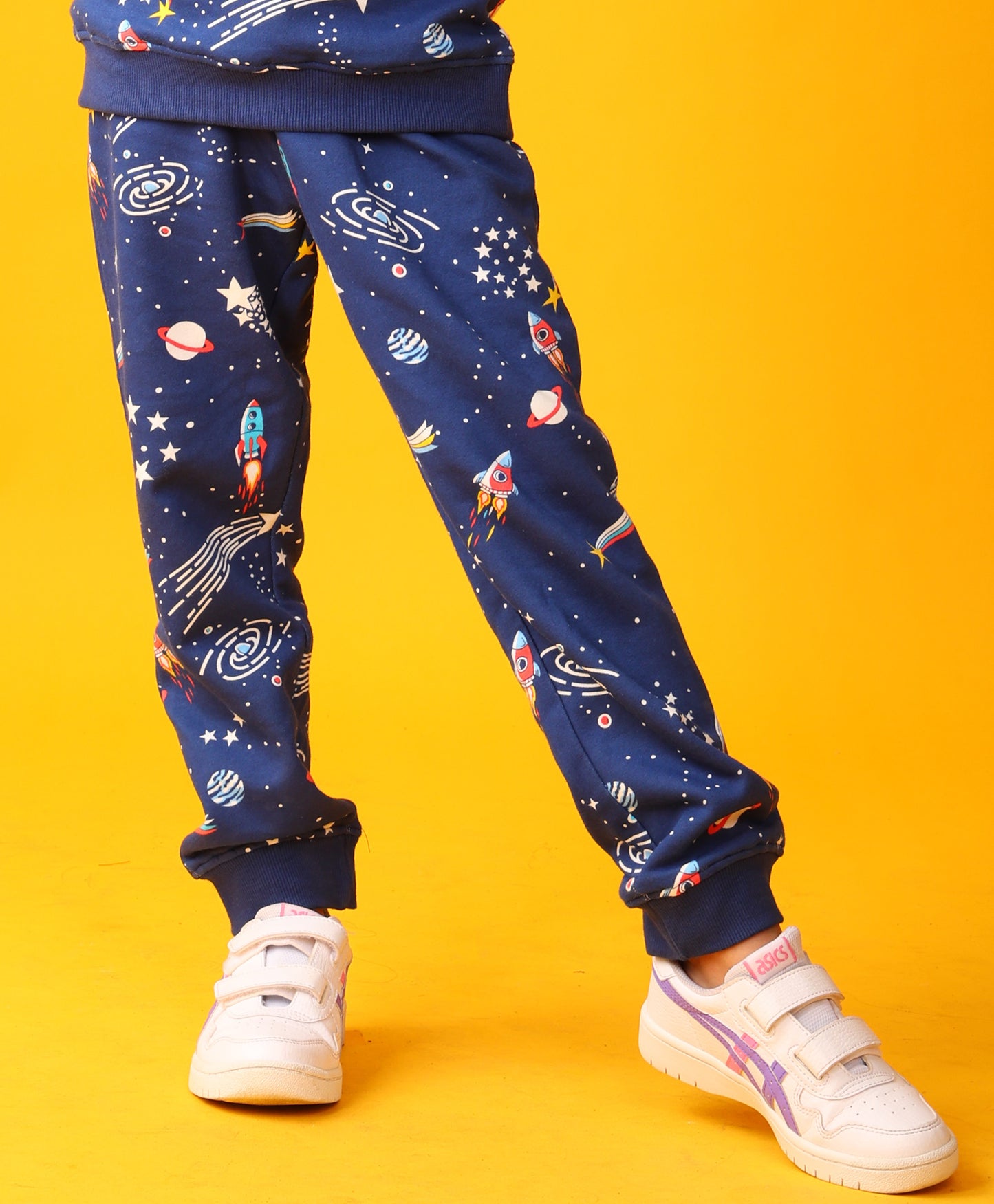 SOLAR DREAMS GIRLS FLEECE JOGGER - BLUE