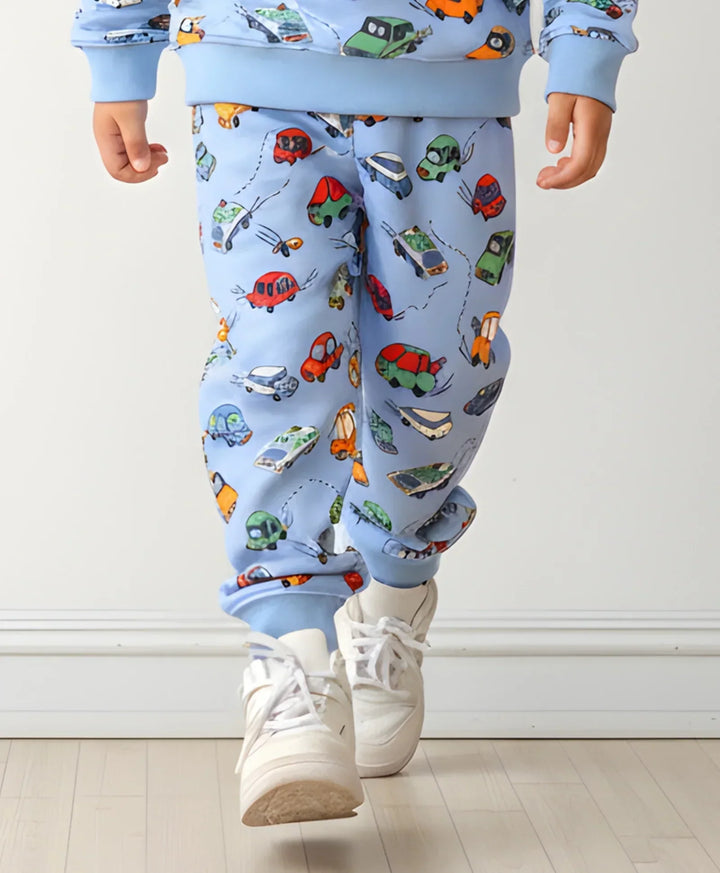 CARS SKY FLEECE BOYS JOGGER - SKY - Anthrilo 