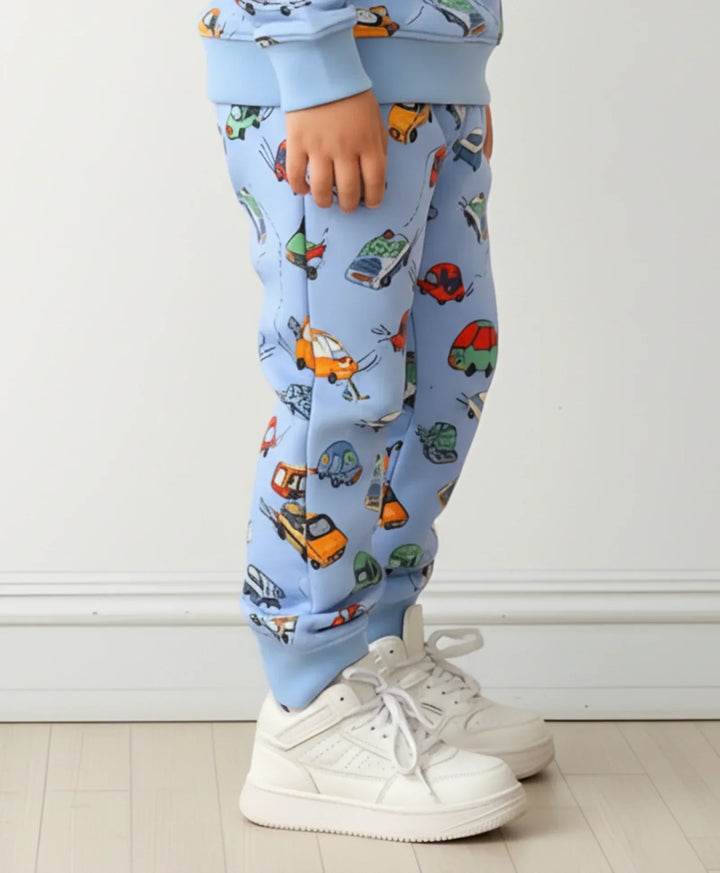 CARS SKY FLEECE BOYS JOGGER - SKY - Anthrilo 