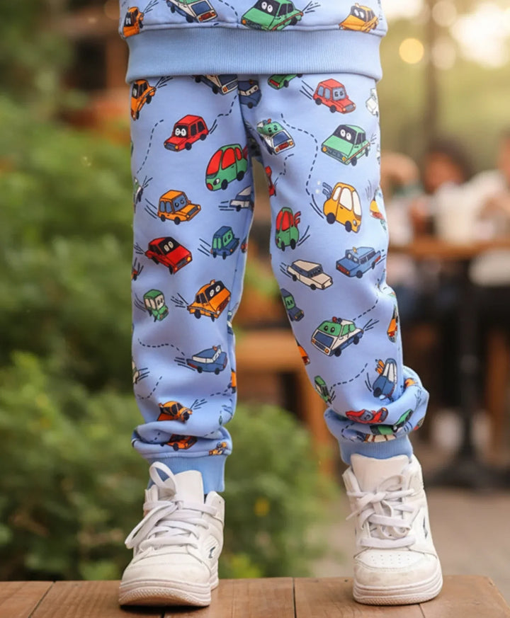 CARS SKY FLEECE BOYS JOGGER - SKY - Anthrilo 