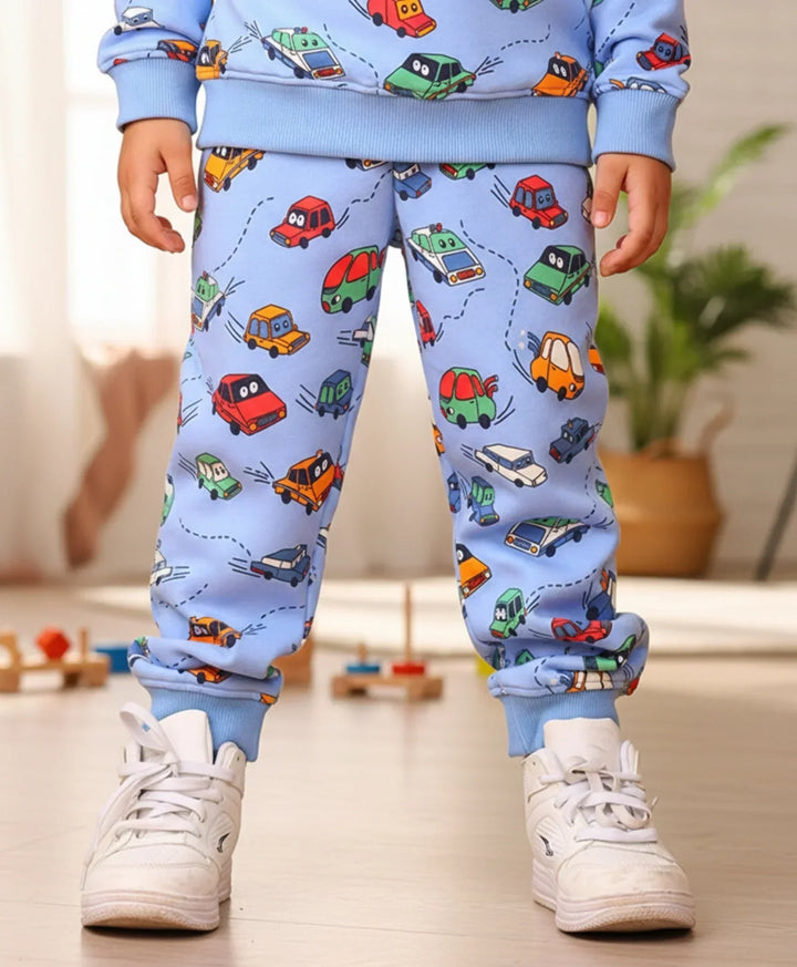 CARS SKY FLEECE BOYS JOGGER - SKY - Anthrilo 