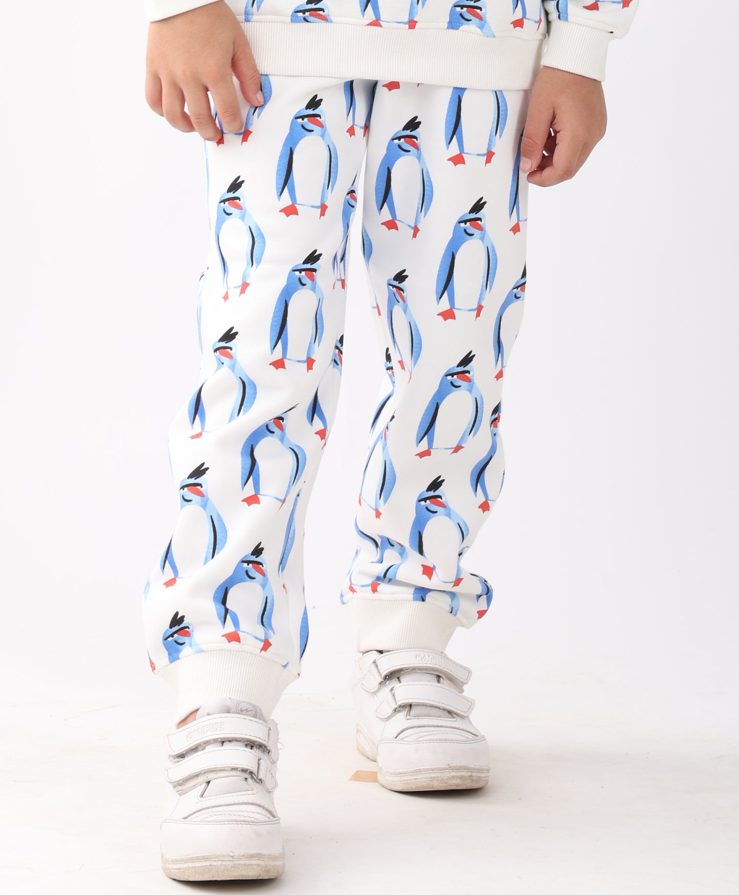 PENGUIN FLEECE BOYS JOGGER - OFF WHITE