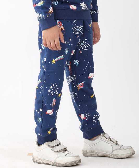 SOLAR DREAMS BOYS FLEECE JOGGER - BLUE