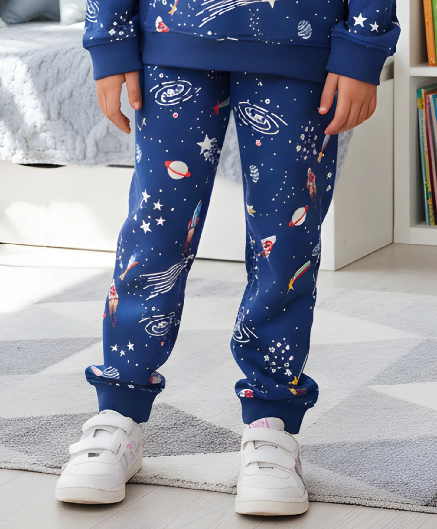 SOLAR DREAMS BOYS FLEECE JOGGER - BLUE