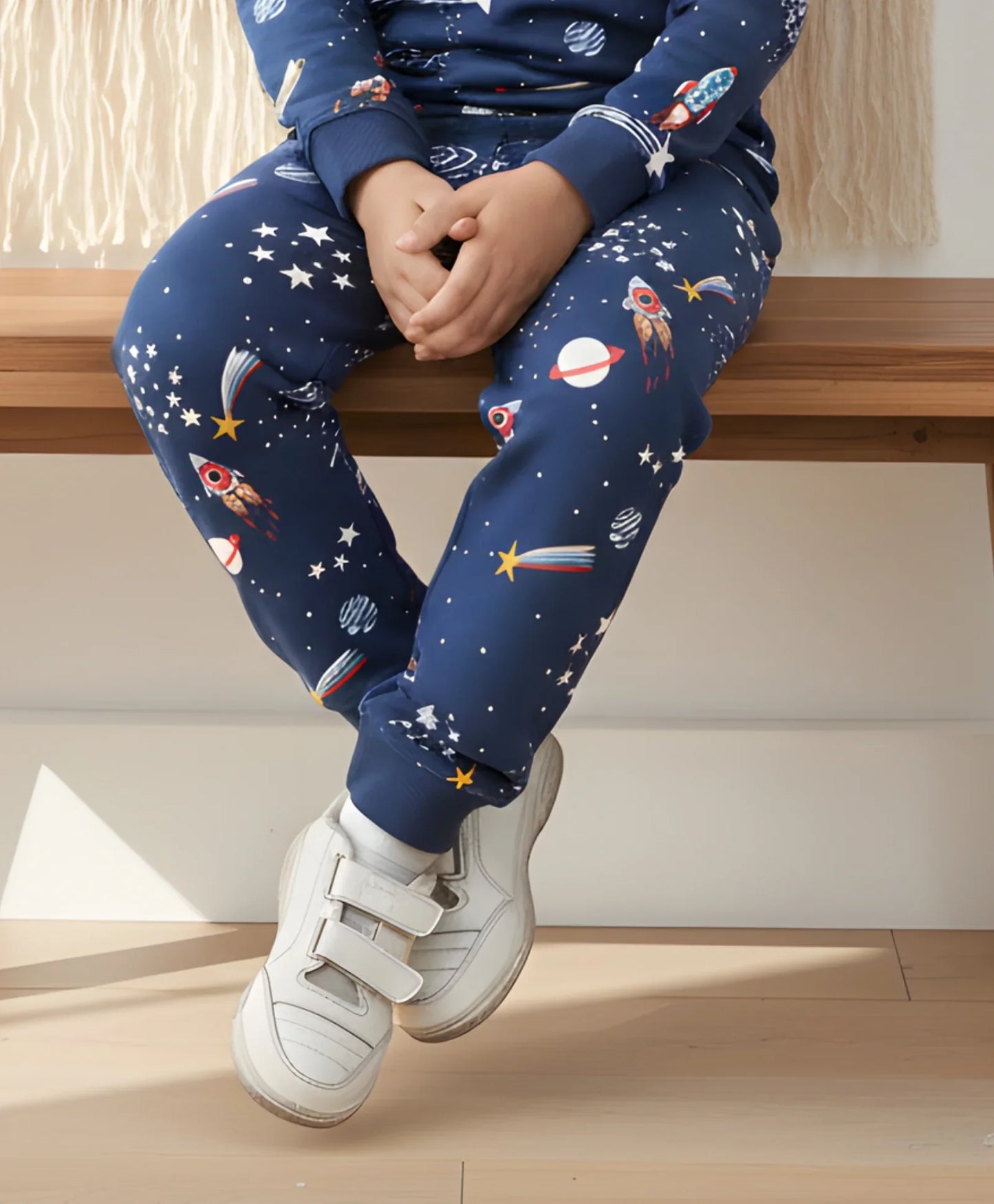 SOLAR DREAMS BOYS FLEECE JOGGER - BLUE