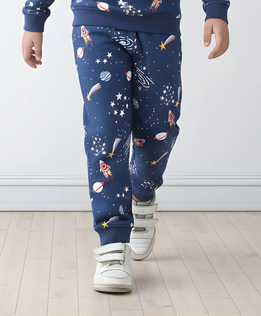 SOLAR DREAMS BOYS FLEECE JOGGER - BLUE