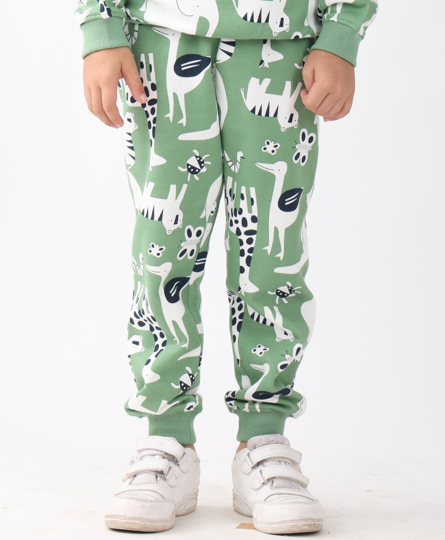ANIMAL GREEN FLEECE BOYS JOGGER - GREEN