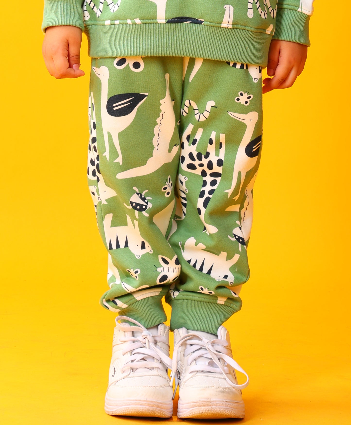 ANIMAL GREEN FLEECE BOYS JOGGER - GREEN
