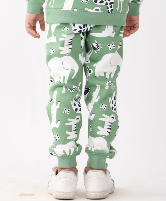 ANIMAL GREEN FLEECE BOYS JOGGER - GREEN