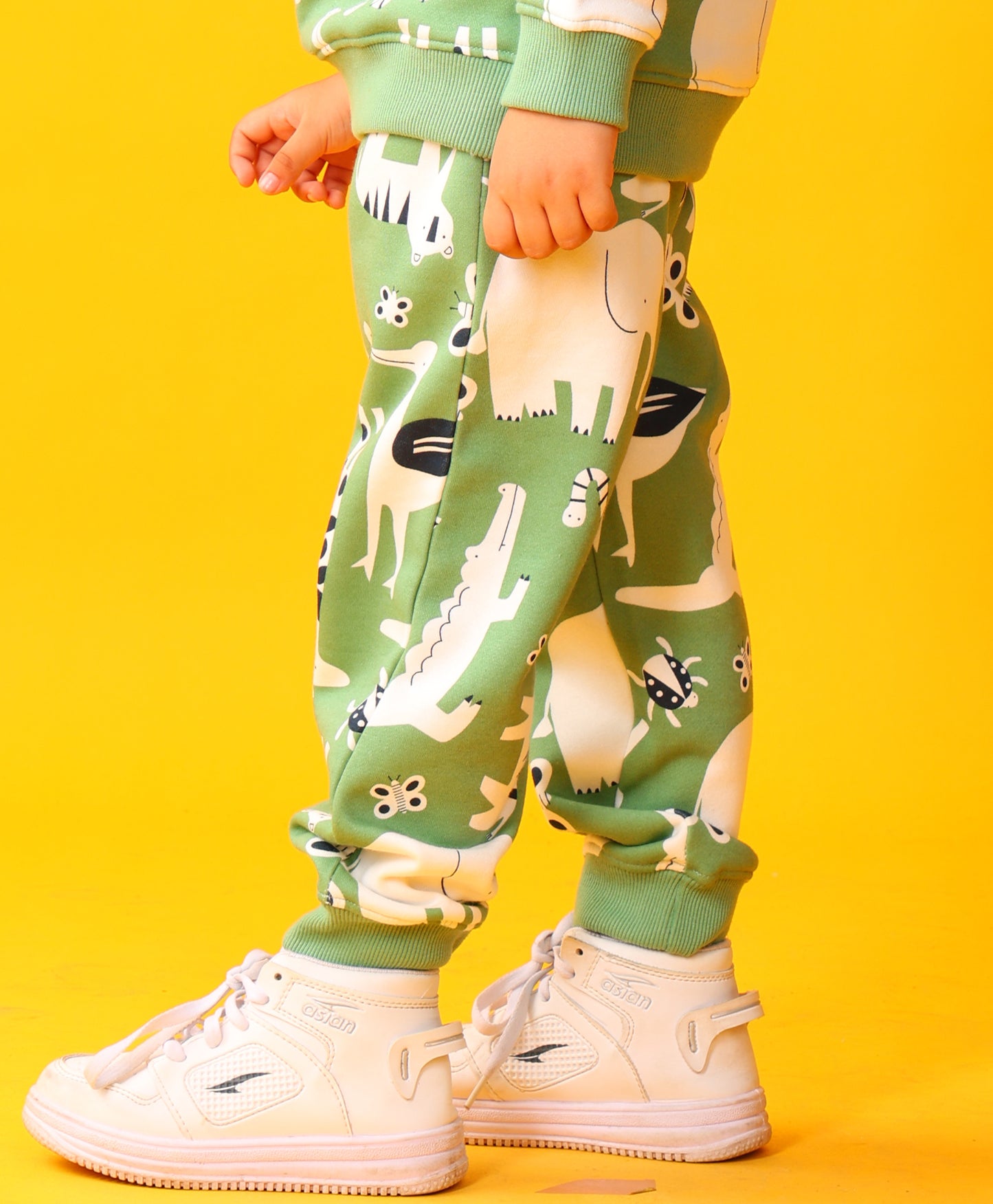 ANIMAL GREEN FLEECE BOYS JOGGER - GREEN