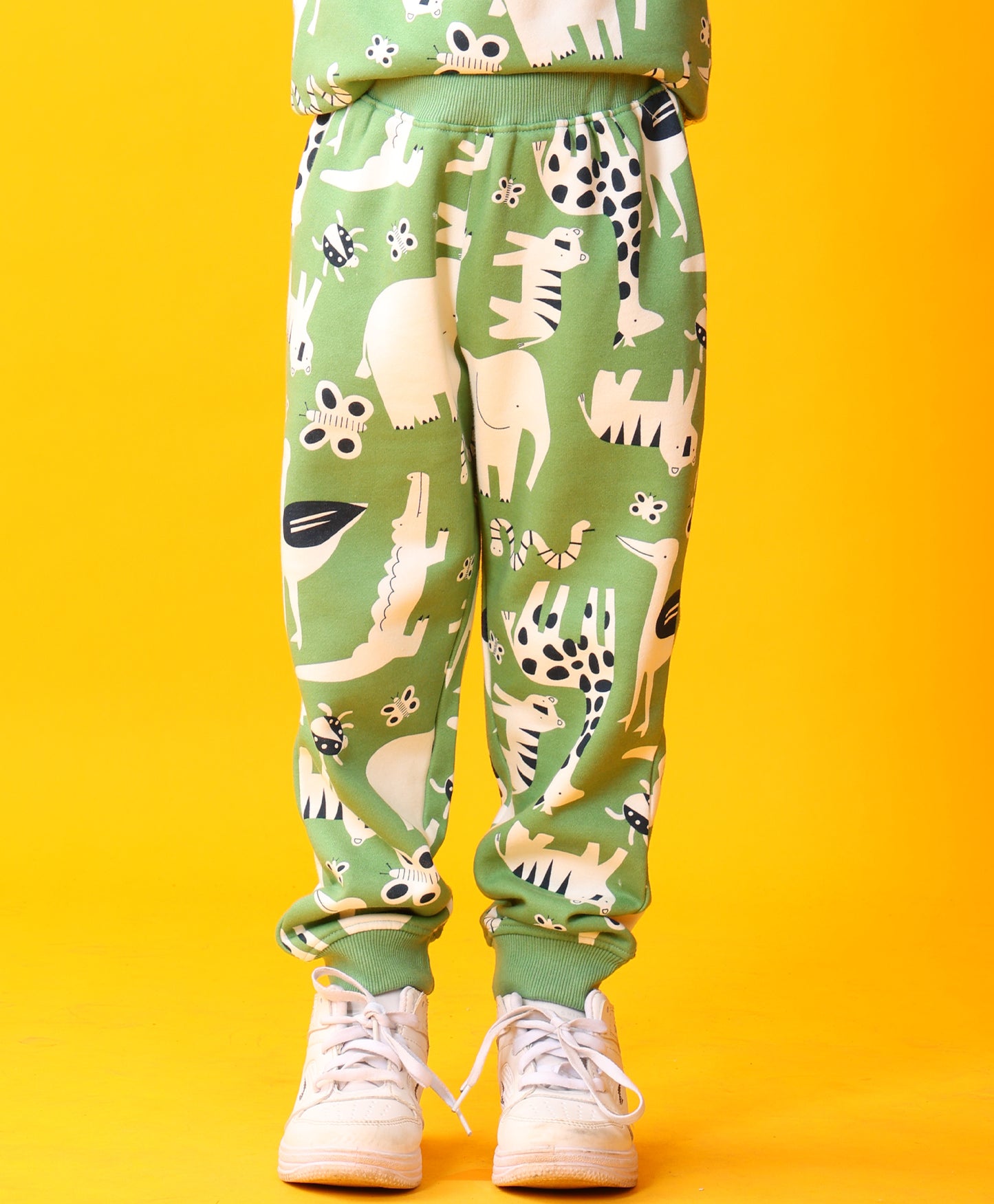 ANIMAL GREEN FLEECE BOYS JOGGER - GREEN