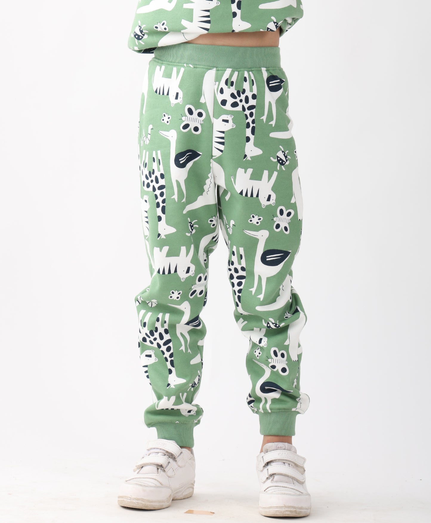 ANIMAL GREEN FLEECE BOYS JOGGER - GREEN