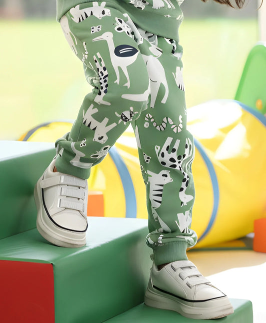 ANIMAL GREEN FLEECE BOYS JOGGER - GREEN