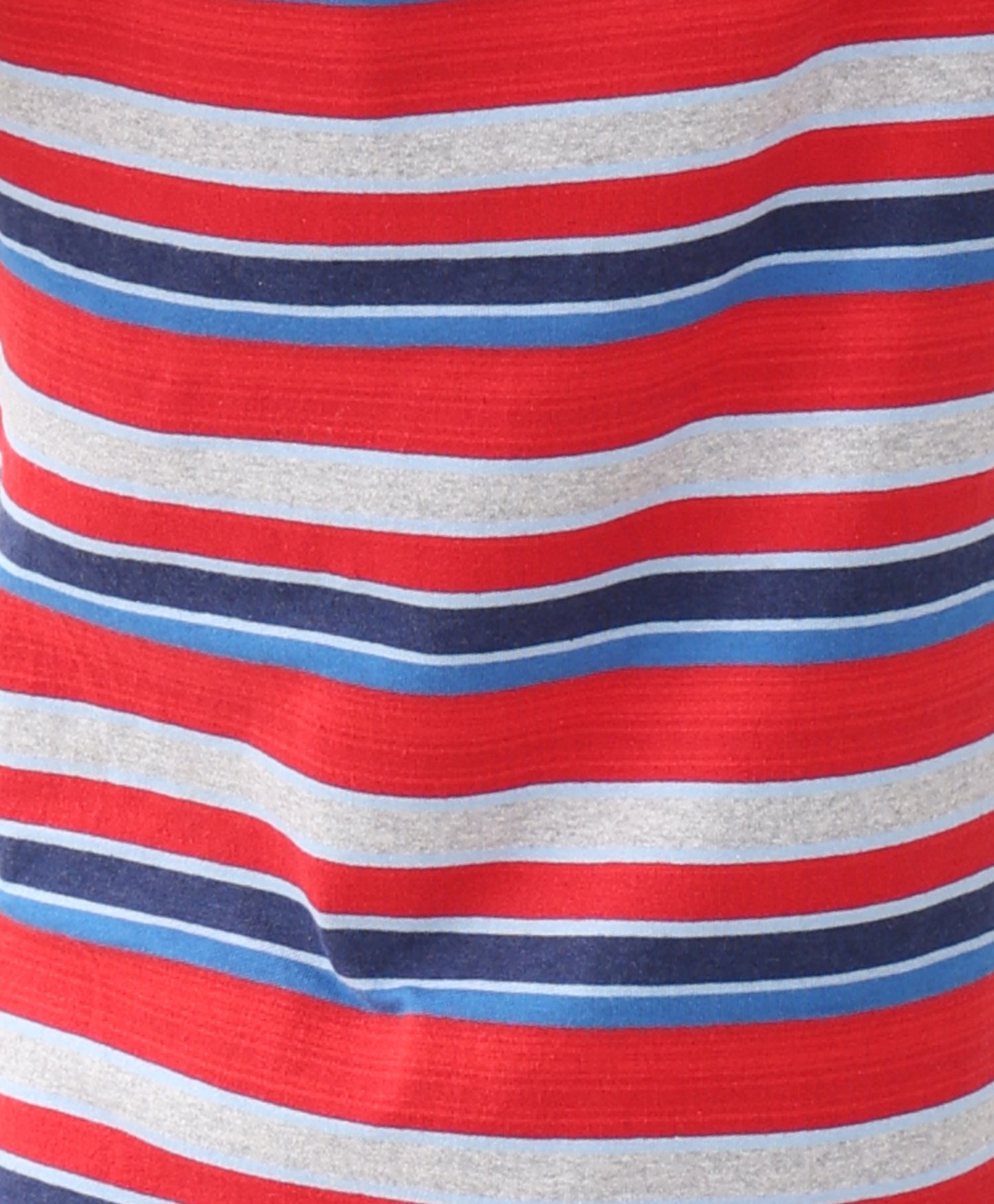 RED BLUE GREY STRIPE BOYS PYJAMA SET - MULTI