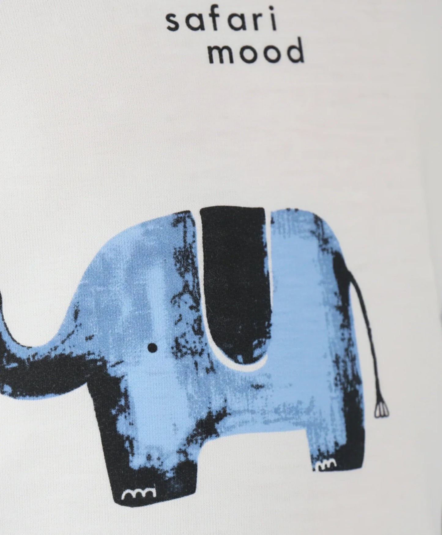 ELEPHANT LONG SLEEVE BOYS T-SHIRT -OFF WHITE