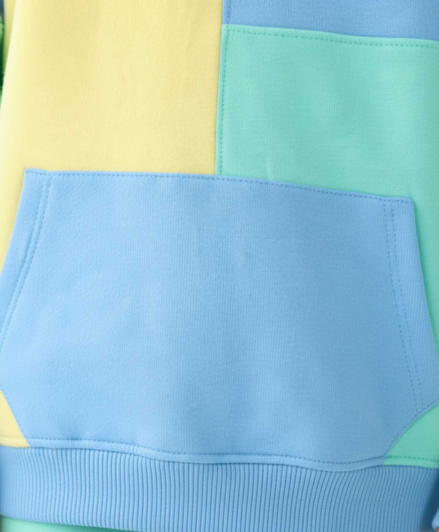 YELLOW SEAGREEN BOYS FLEECE HOODIE GREEN JOGGER SET - YELLOW GREEN