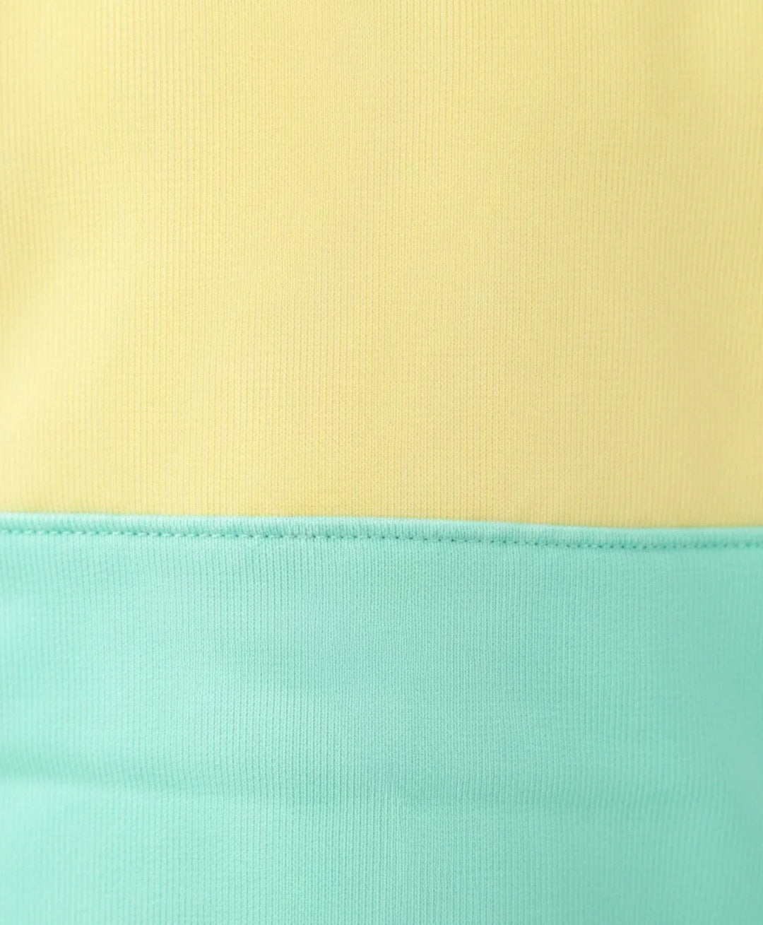 YELLOW GREEN COLOR BLOCK BOYS FLEECE SWEATSHIRT - YELLOW/GREEN - Anthrilo 