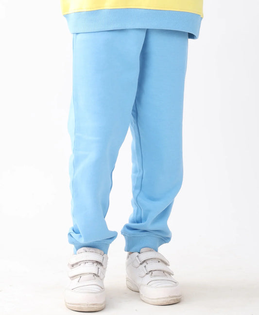 BLUE FLEECE BOYS JOGGER - BLUE