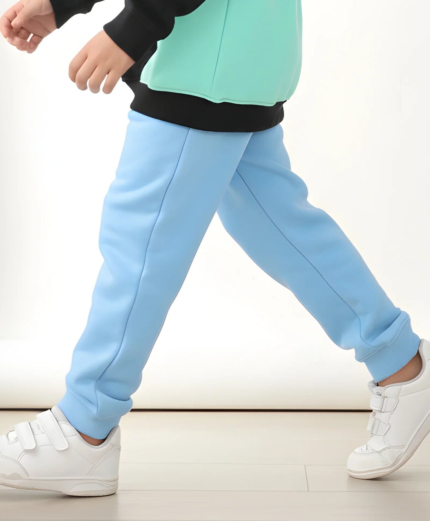 BLUE FLEECE BOYS JOGGER - BLUE